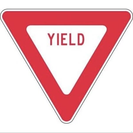 Accuform TRAFFIC SIGNS YIELD 36 X 36 DG HIGH FRR426DP FRR426DP